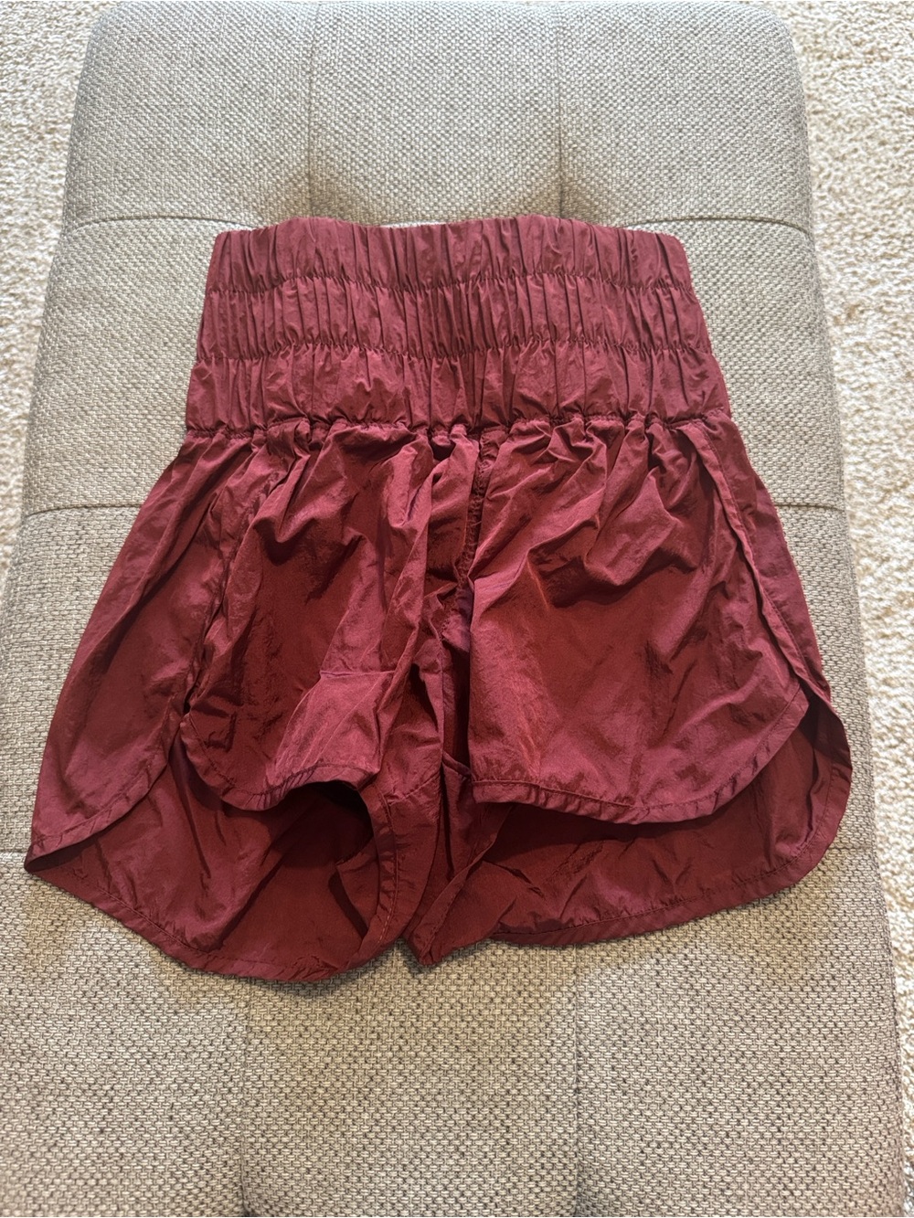 FP Movement by Free People Maroon Athletic Shorts